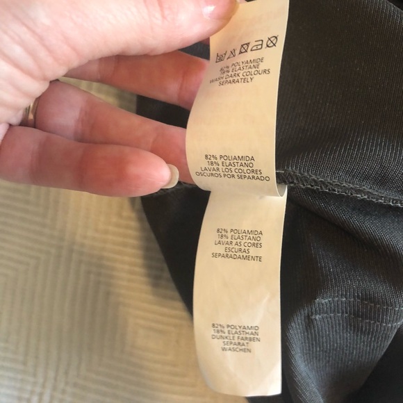 Atmosphere Grey Metallic Liquid High Waisted Skinny Pants - Picture 4 of 10